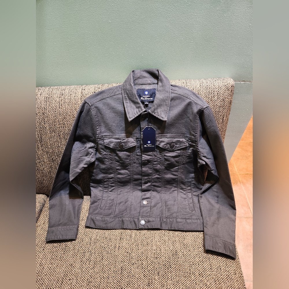 Mens The Original Ben Sherman Small Dark Gray Jacket